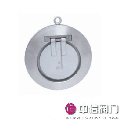 H74单瓣旋启式对夹止回阀